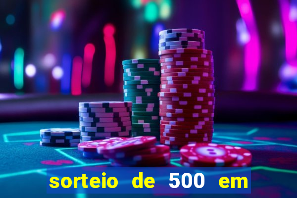 sorteio de 500 em cash toda segunda feira novibet